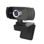 TECHNOVIEW Full HD Web Camera for Computer, Laptop, 1080p 60 FPS Webcam with Built-in Mics, Manual Focus, 2.1 Megapixel CMOS Camera, Ultra Lens, 360° Rotation, Flexible Mount (Black)