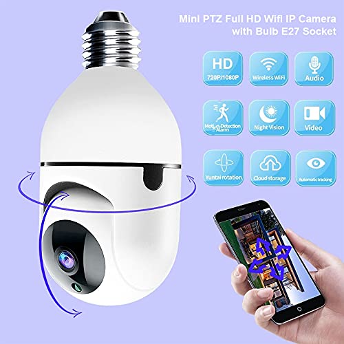 TECHNOVIEW Full HD 1080P Wireless CCTV Smart Security Camera with Live Streaming Night Vision Function Motion Sensor Alarm Detector 2 Way Audio &Video Communication - Image 2