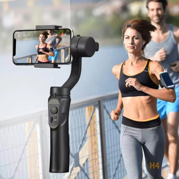 TECHNOVIEW Gimbal Stabilizer 3-Axis for All Smartphone Cell Phone Handheld Gimble Stick w/Grip Tripod Ideal for Vlogging YouTube Vlog TikTok Instagram Live Video Kit - (Black Gray) - Image 5