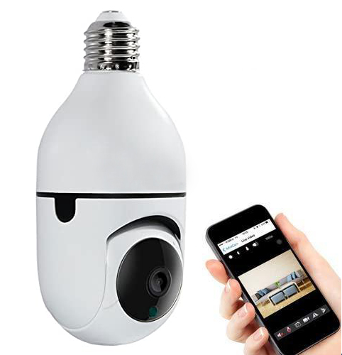 TECHNOVIEW Full HD 1080P Wireless CCTV Smart Security Camera with Live Streaming Night Vision Function Motion Sensor Alarm Detector 2 Way Audio &Video Communication