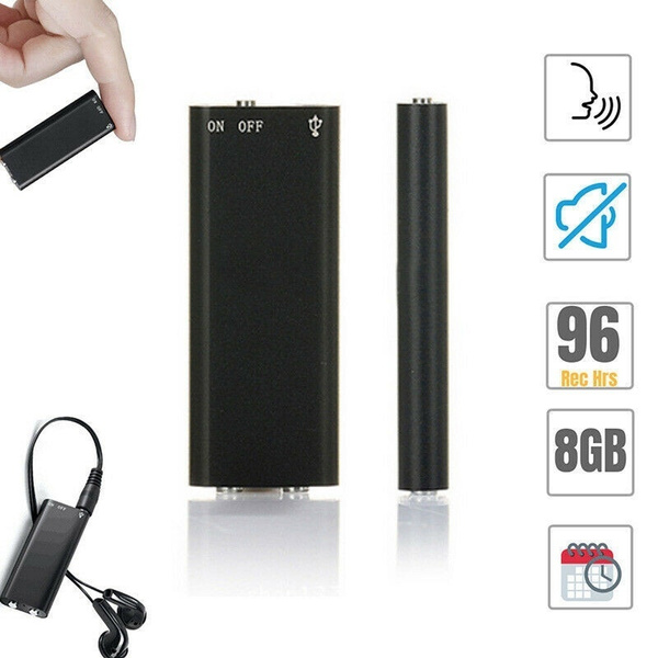 Mini Digital Audio Recorder – 8GB Built-in Memory, Up to 14 Hours Recording, Compact USB Rechargeable Design - Image 5