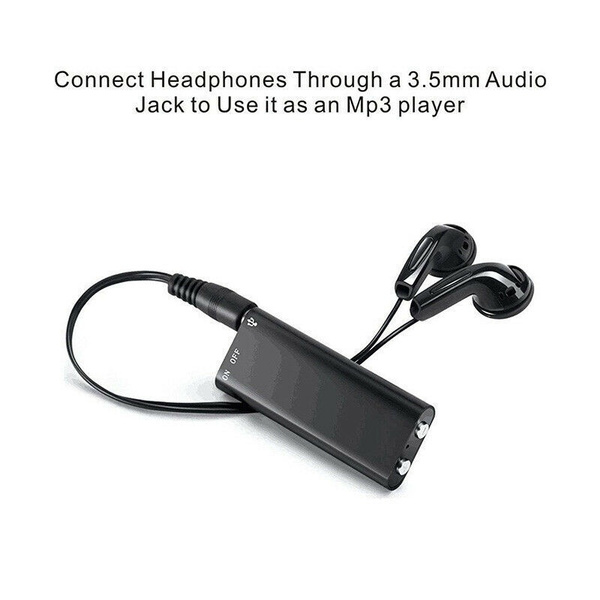 Mini Digital Audio Recorder – 8GB Built-in Memory, Up to 14 Hours Recording, Compact USB Rechargeable Design - Image 6