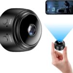Hd Camera 1080P Audio Video Recording, Mobile App Support, Low Light Recording, Rechargeable Battery, Supports Up to 128GB Memory Card, Indoor Security Dome Camera