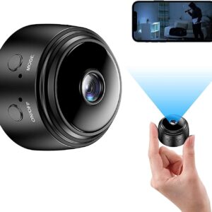 Hd Camera 1080P Audio Video Recording, Mobile App Support, Low Light Recording, Rechargeable Battery, Supports Up to 128GB Memory Card, Indoor Security Dome Camera