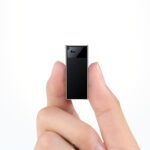 Mini Voice Recorder 64GB – Voice Activated Digital Audio Recorder with Playback, Long Battery Life & One-Touch Recording